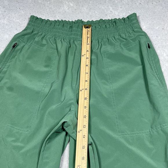 Athleta Jogger Womens Size 8 Savannah Green Athleisure Sporty Pockets Pants - Picture 9 of 14